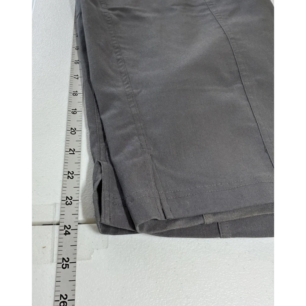 GG Blue Women Golf Pull-On Short Capri Gray Stretch Casual‎ Walking Athletic 10